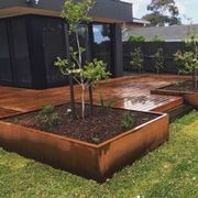 Corten Panels For Custom Planters – 400mm High gallery detail image