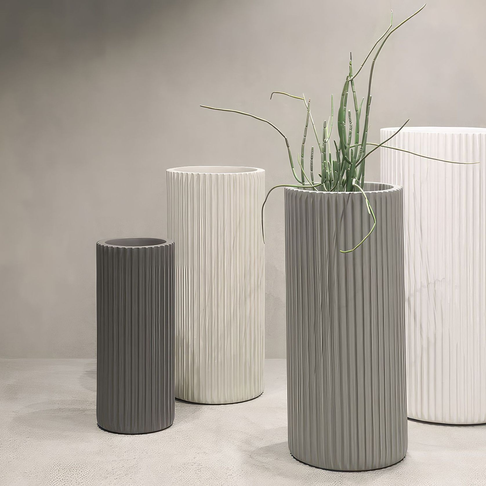 Hibernate 90 Degrees Tall Ribbed - Clay gallery detail image