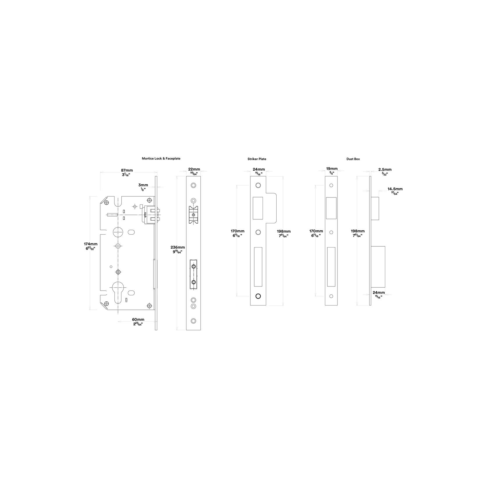 Iver Brunswick Door Pull Handle Entrance Kit Key/Key gallery detail image