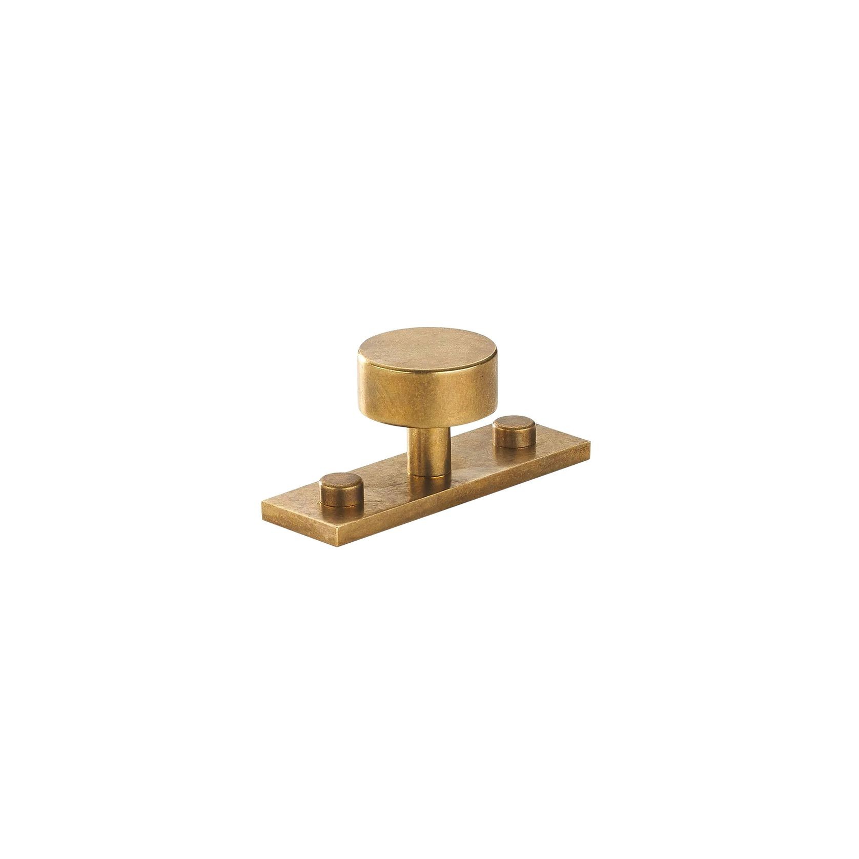 Armac Martin - Mix3 Plain Smooth Knob with Back Plate gallery detail image