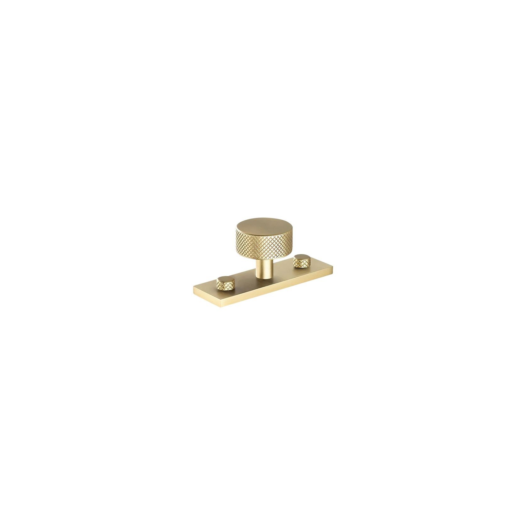 Armac Martin - Mix1 Diamond Knurled Knob w Back Plate gallery detail image