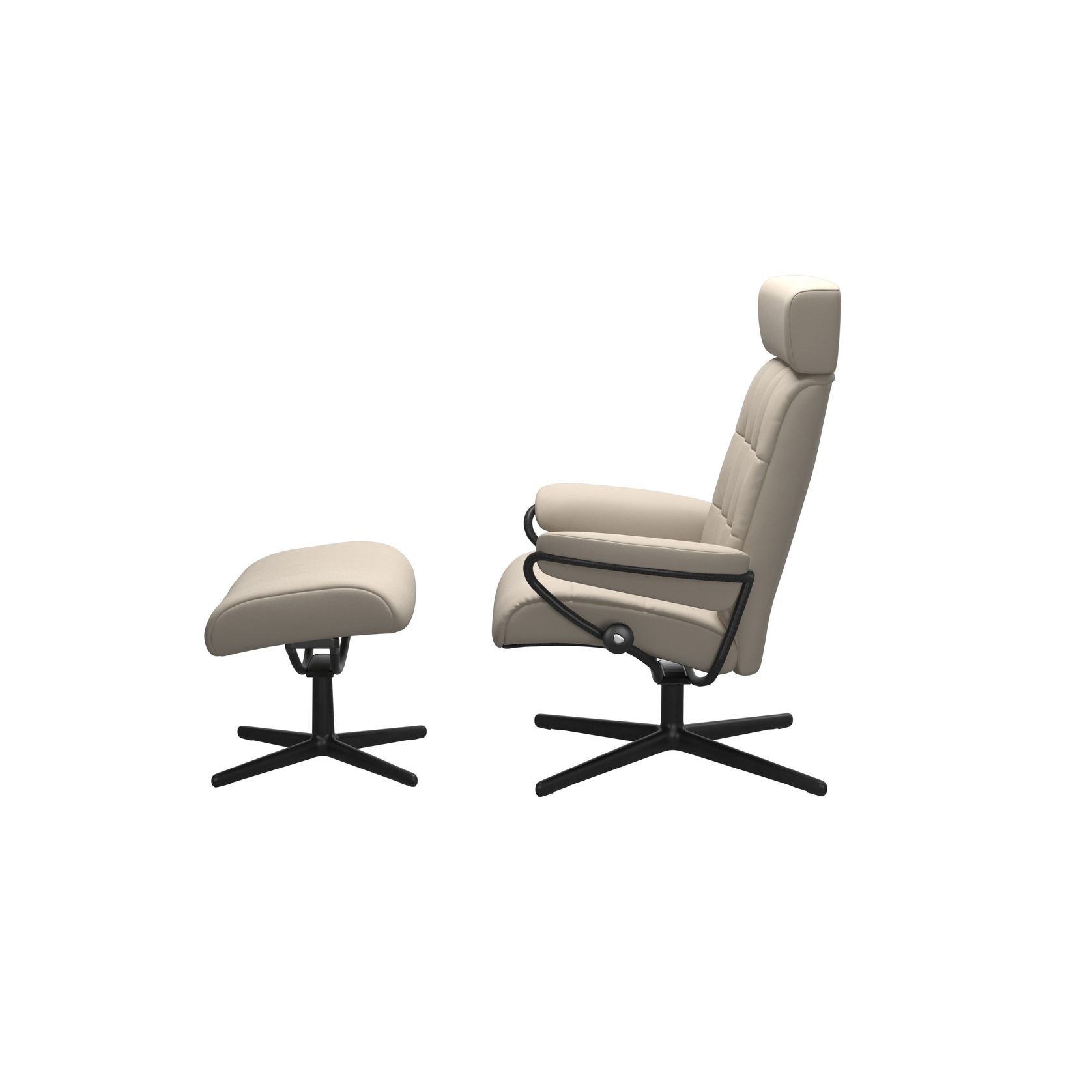 Stressless® London Recliner w/ Adjustable Headrest gallery detail image