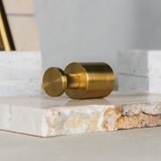 Caddence Robe Hook Brushed Brass gallery detail image