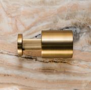 Caddence Robe Hook Brushed Brass gallery detail image