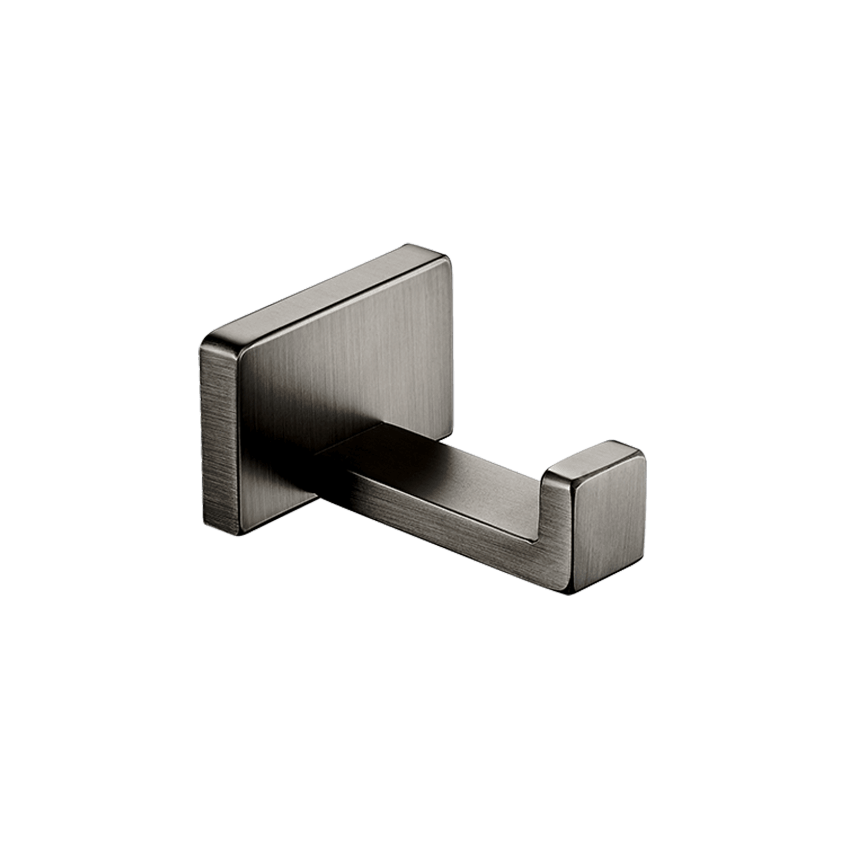 Cubic Robe Hook Gun Metal gallery detail image
