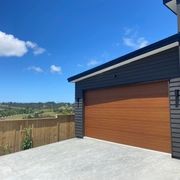 Woodgrain Colorsteel® Sectional Garage Door gallery detail image