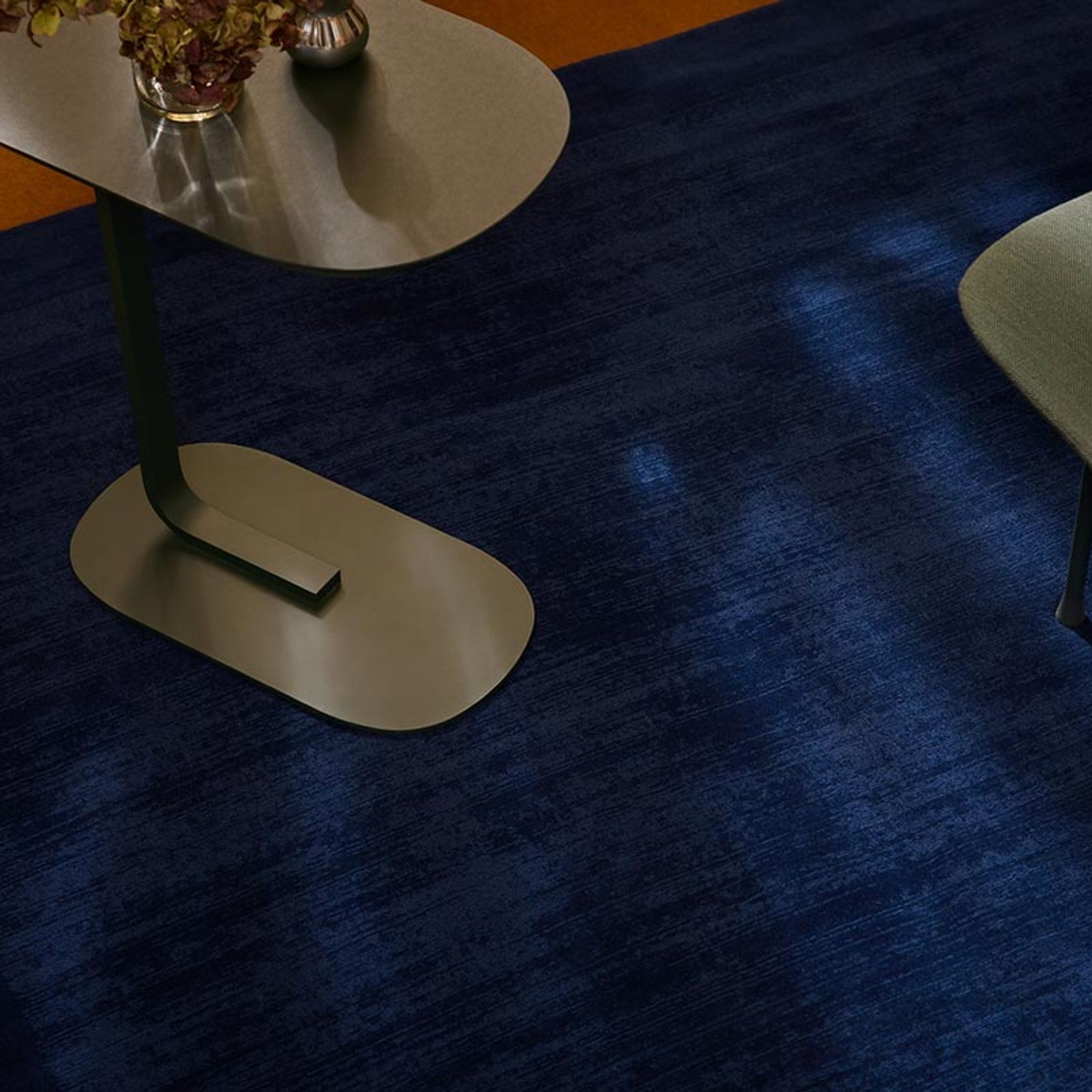 Tribe Home Tait Rug - Electric Navy | 100% NZ Wool gallery detail image