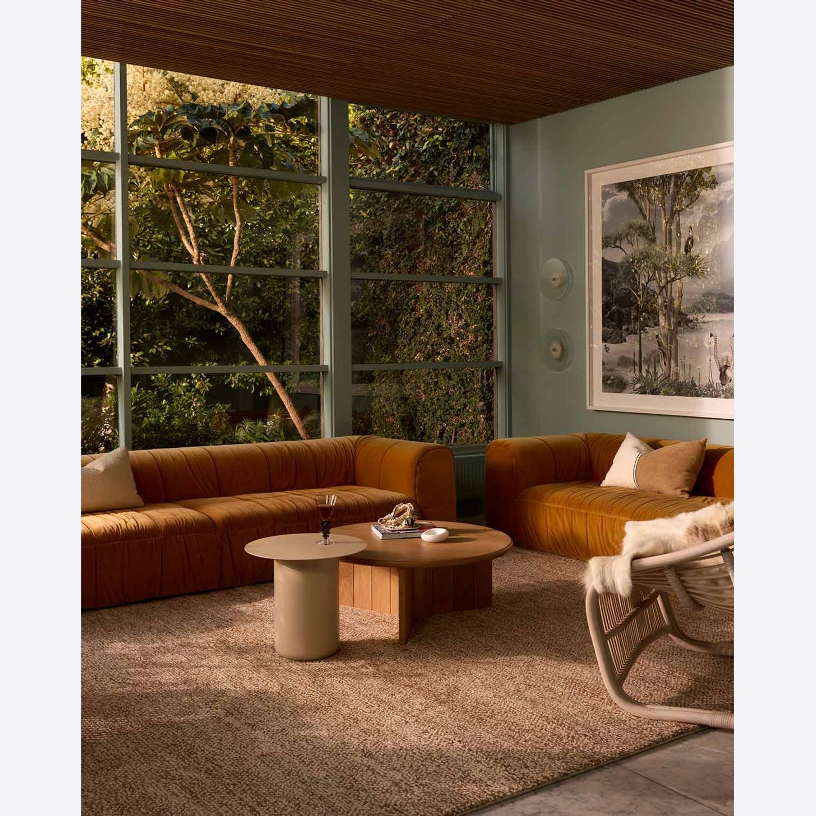 Tribe Home Vogel Rug - Ginger | 100% Wool Rug gallery detail image