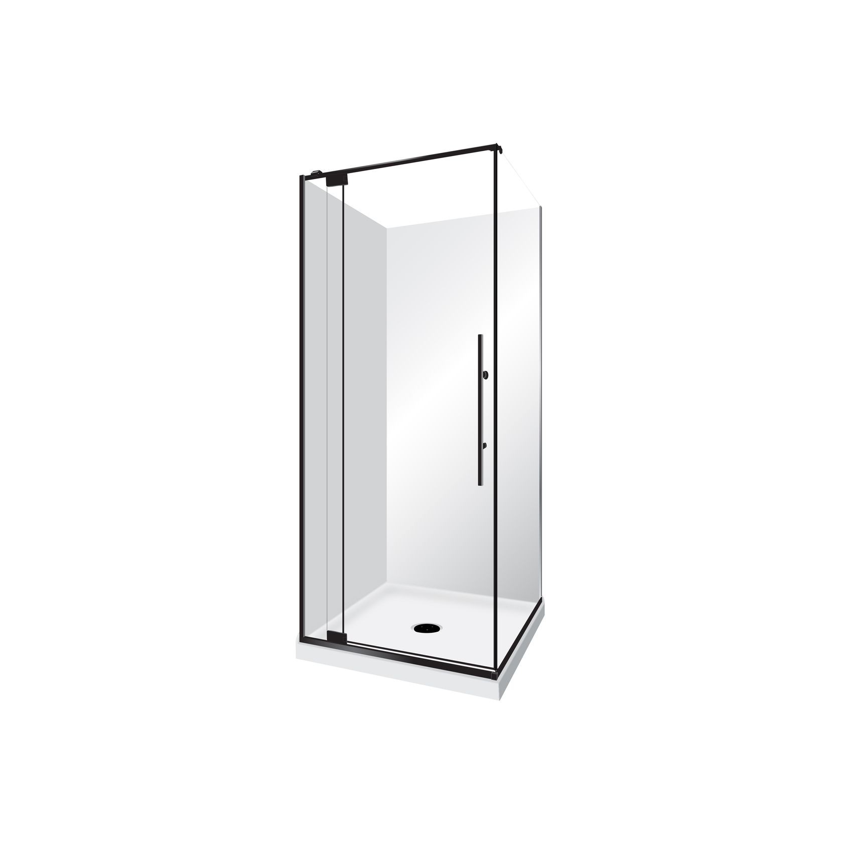 Adjustable Frameless Pivot Square 900×1000 gallery detail image