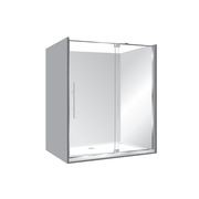 Adjustable Frameless Pivot Alcove 1000x1400x1000 gallery detail image