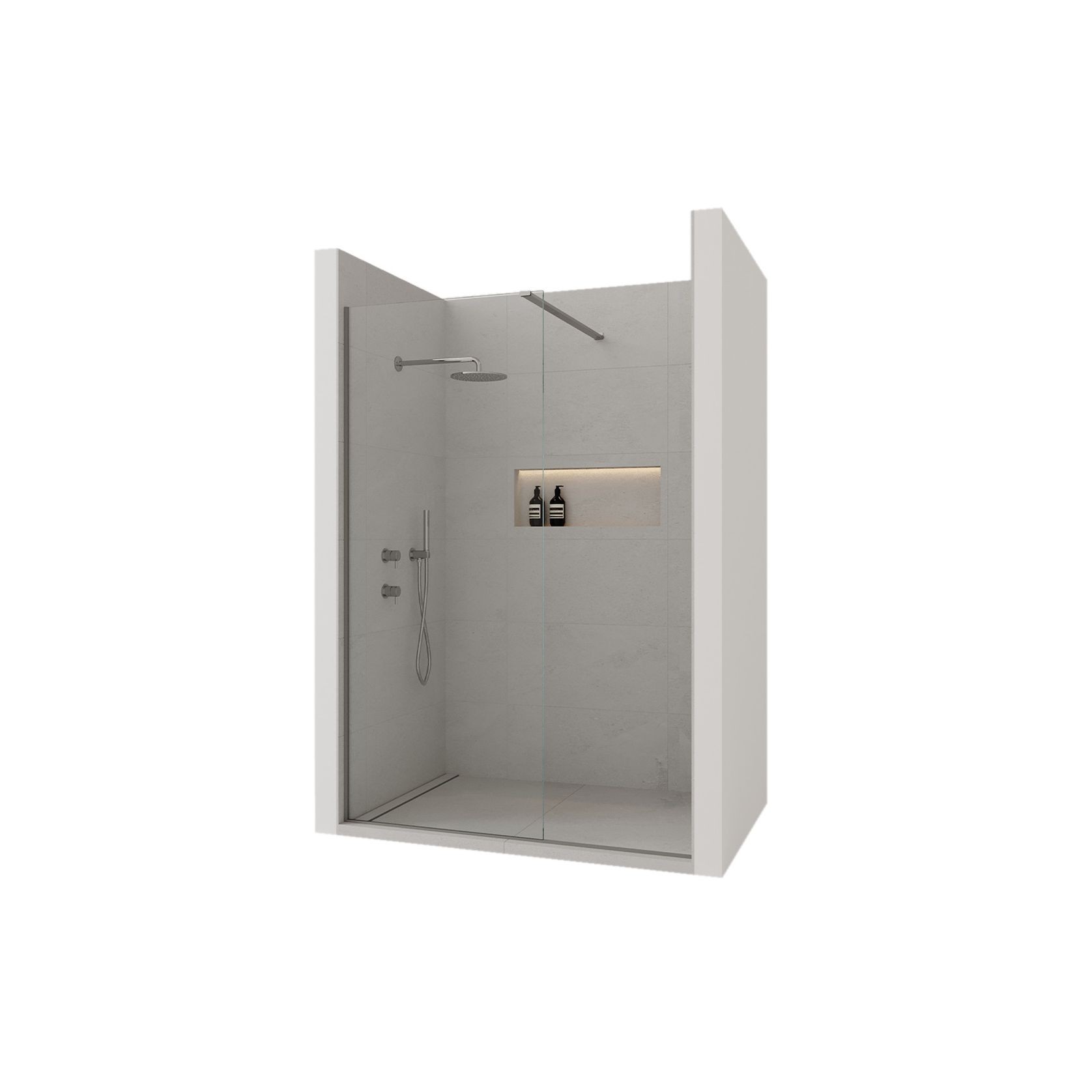 Linea Quattro Tiled Shower gallery detail image