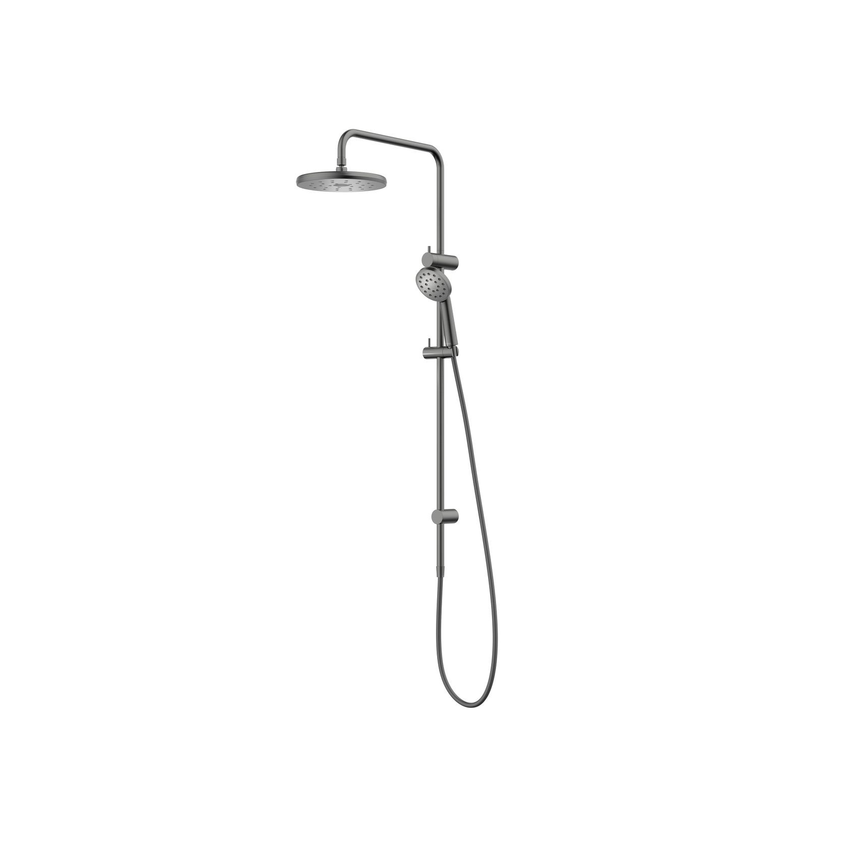 Maku MK2 Satinjet Shower System (Rail Shower & Overhead) - Gun Metal gallery detail image