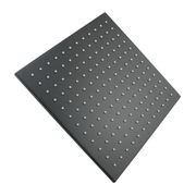 Square Shower Head 250mm Matte Black gallery detail image