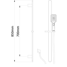 Olympia 3 Function Slide Shower (Square) gallery detail image