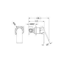 Bianca Shower Mixer 60mm Plate | Brushed Bronze gallery detail image
