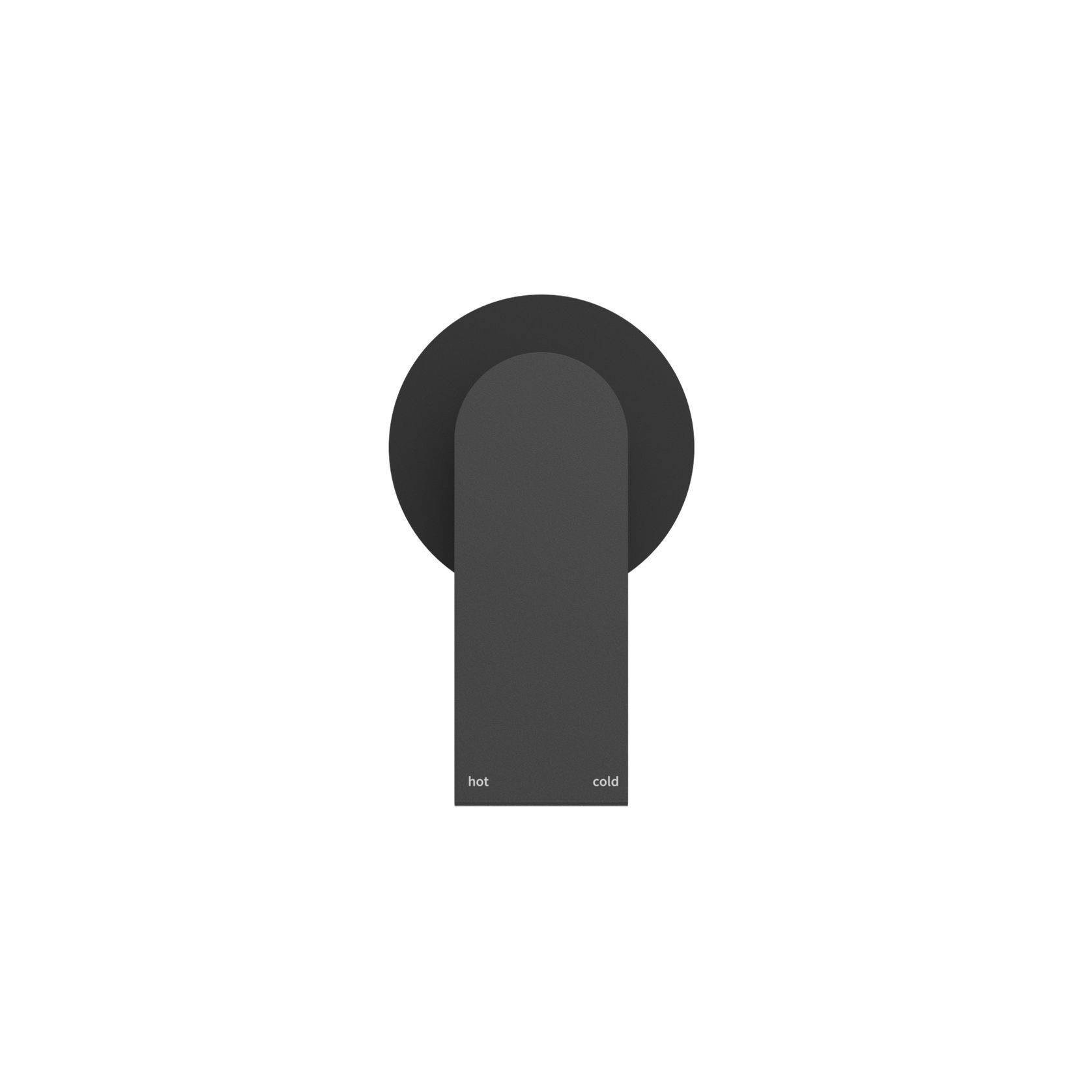 Bianca Shower Mixer 80mm Plate | Matte Black gallery detail image