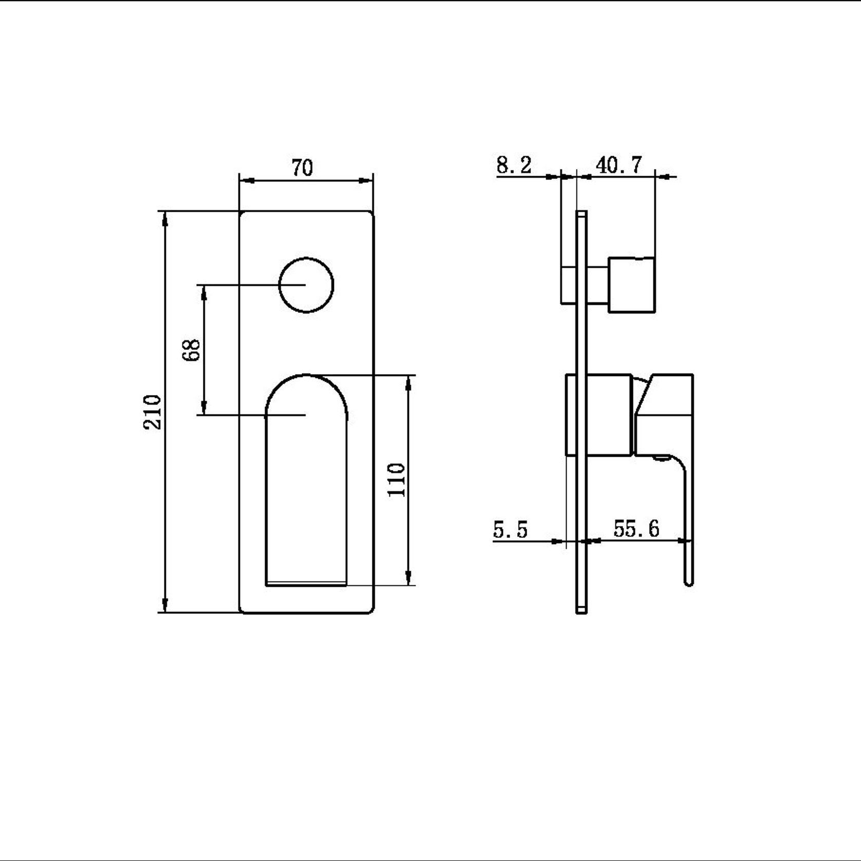 Bianca Shower Mixer & Divertor Trim Kits | Brushed Gold gallery detail image