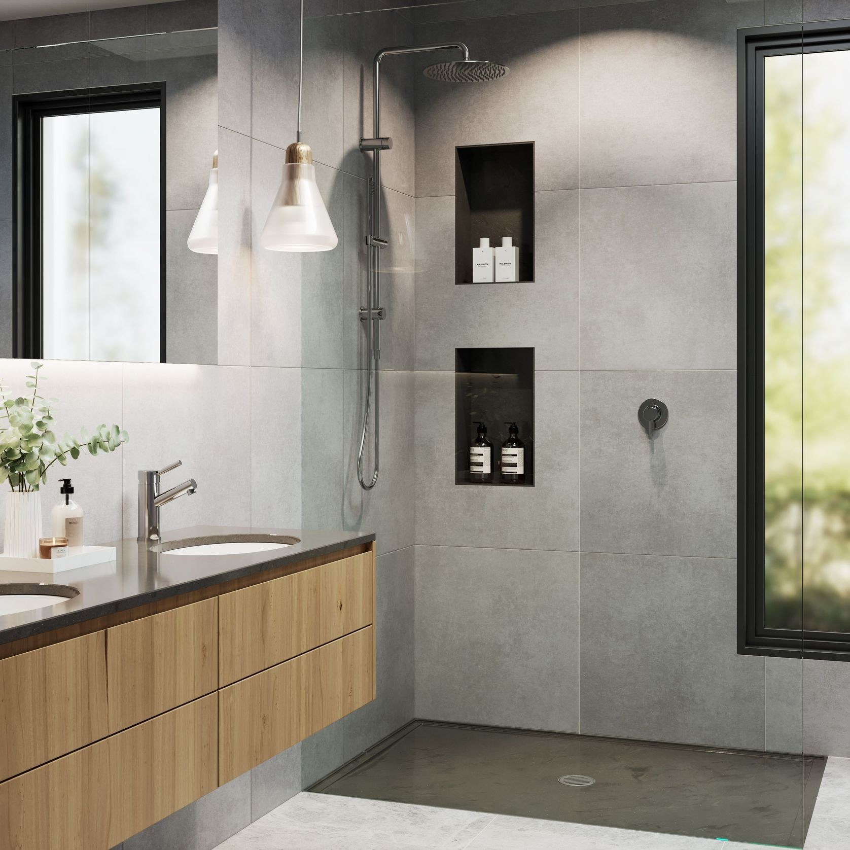 Custom Solid Surface Shower Base | 22 mm gallery detail image