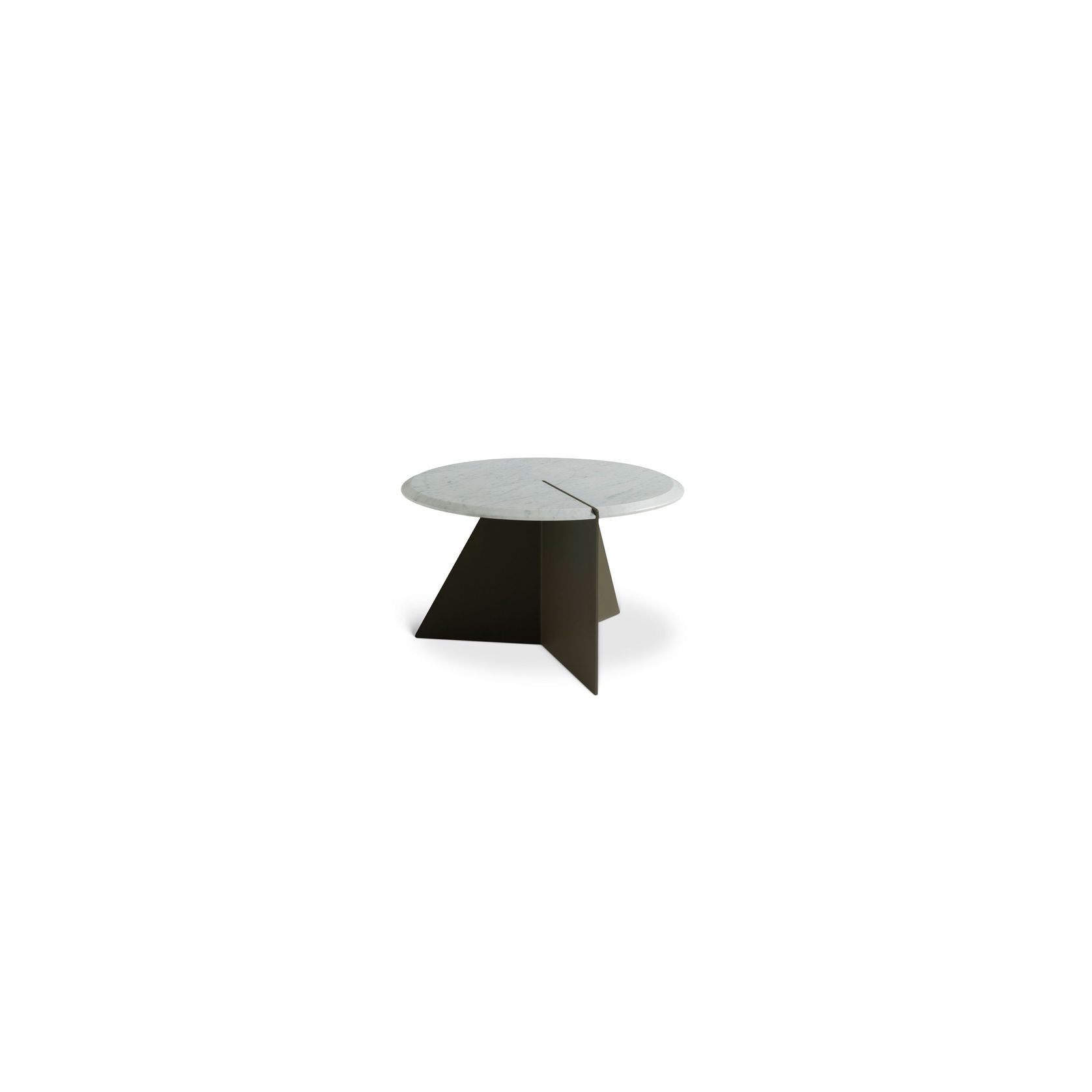 Nenuphar Bianco Carrare End Table gallery detail image