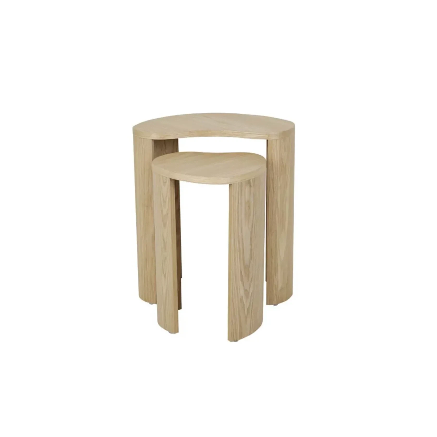 Oberon Curve Nest Side Table gallery detail image