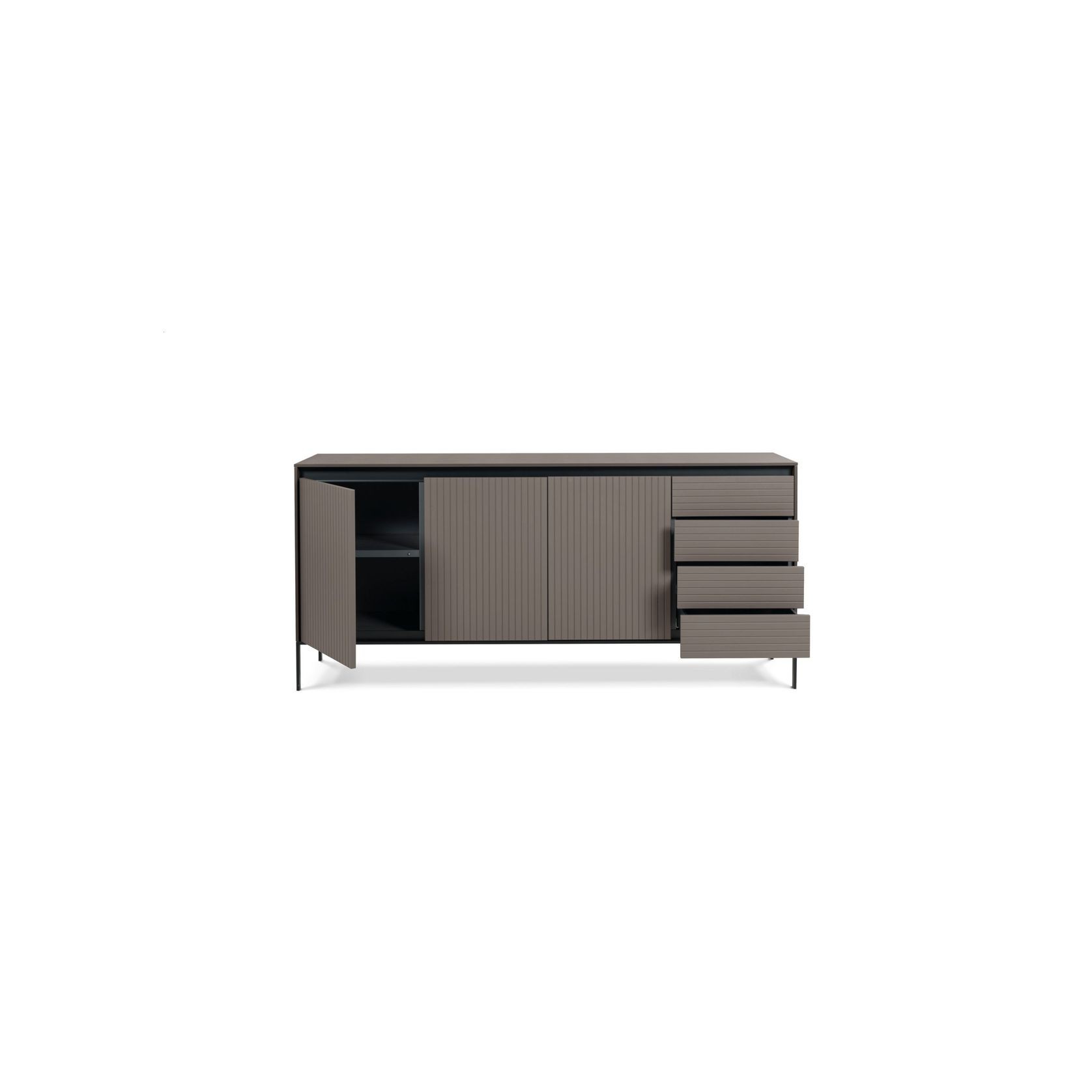 Keeen Tall Sideboard 3 doors, 4 drawers gallery detail image