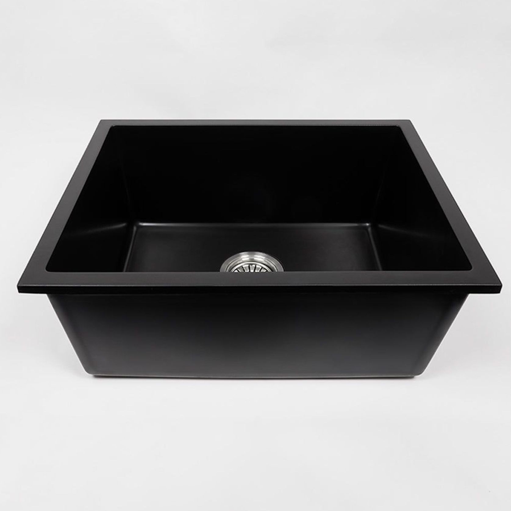 Donald 560x445 Black Granite Square Single Bowl Sink gallery detail image