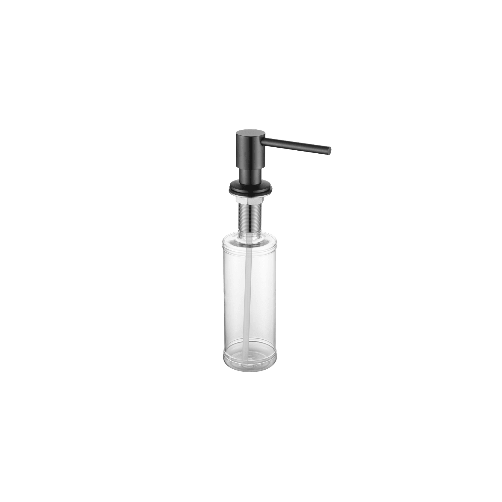 Aspen In-Bench Soap Dispenser Gun Metal gallery detail image