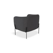 Belle Lounge Chair -Storm Grey Brushed Matt Bronze Legs gallery detail image