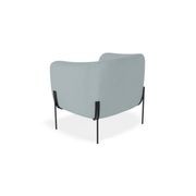 Belle Lounge Chair - Sky Blue -Brushed Matt Bronze Legs gallery detail image