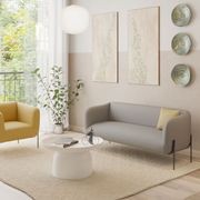 Belle Lounge Chair - Tuscan Yellow - Matt Black Legs gallery detail image