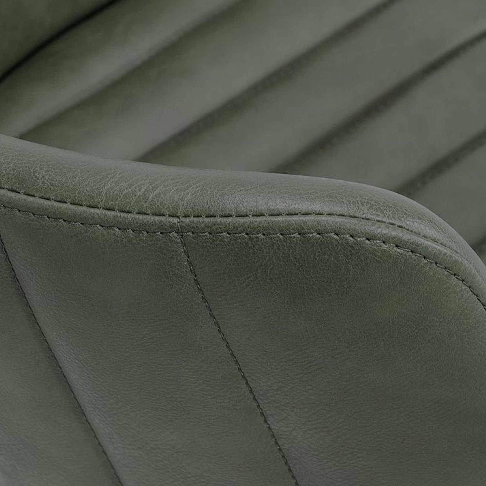 Andorra Arm Chair Vintage Green Seat gallery detail image