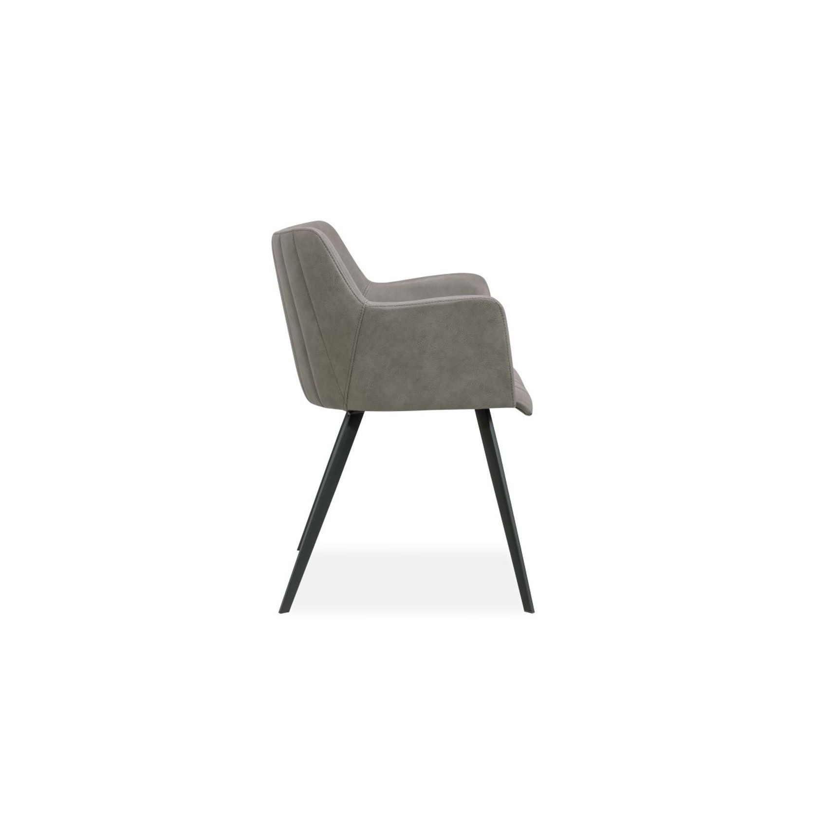 Andorra Arm Chair Vintage Grey Seat gallery detail image