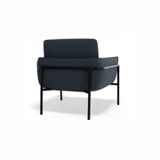 Charlie Single Seater Lounge Chair Midnight Blue gallery detail image