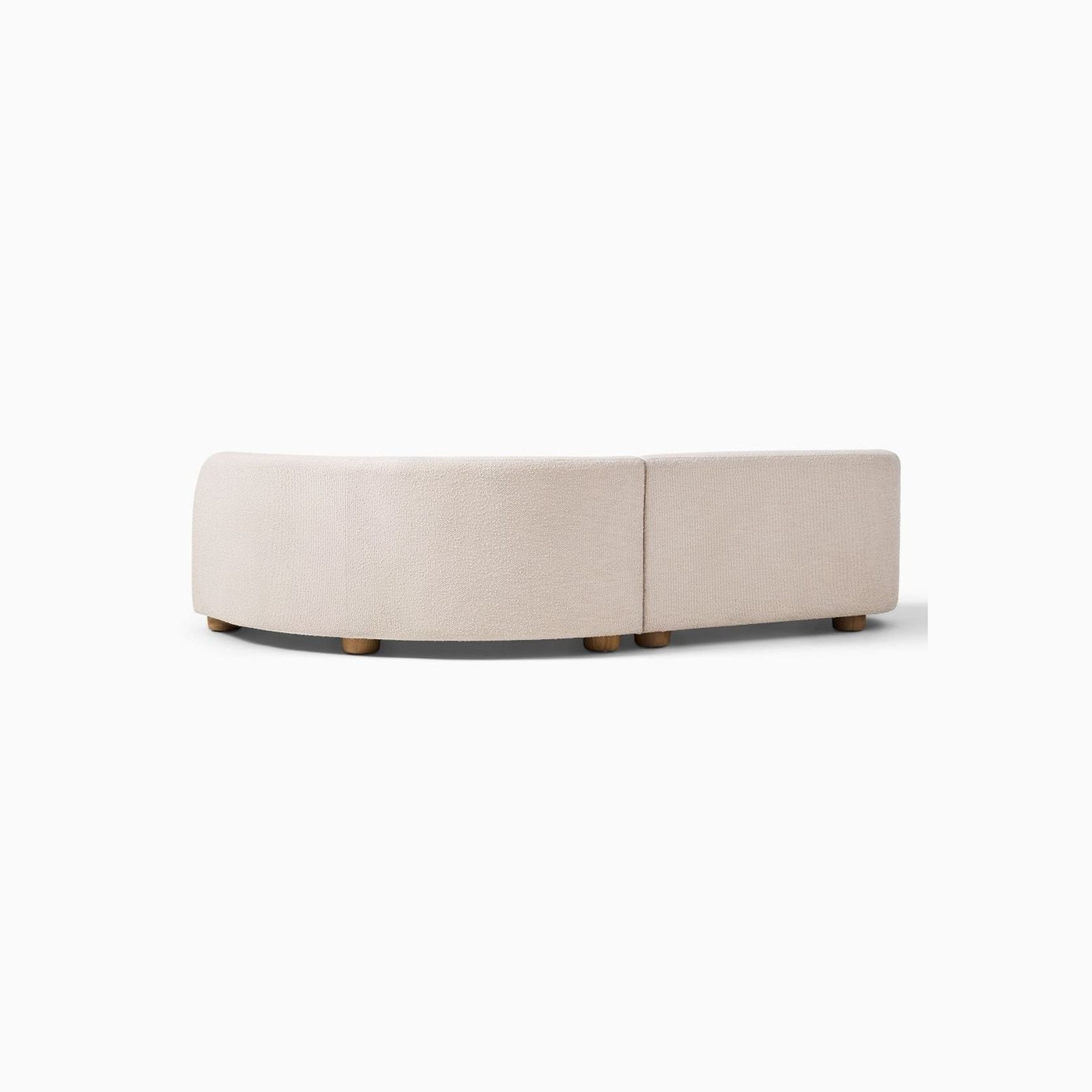 Laurent 2-Piece Wedge Chaise Modular Sofa gallery detail image