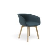 Lonsdale Armchair -  Natural - Blue Fabric gallery detail image