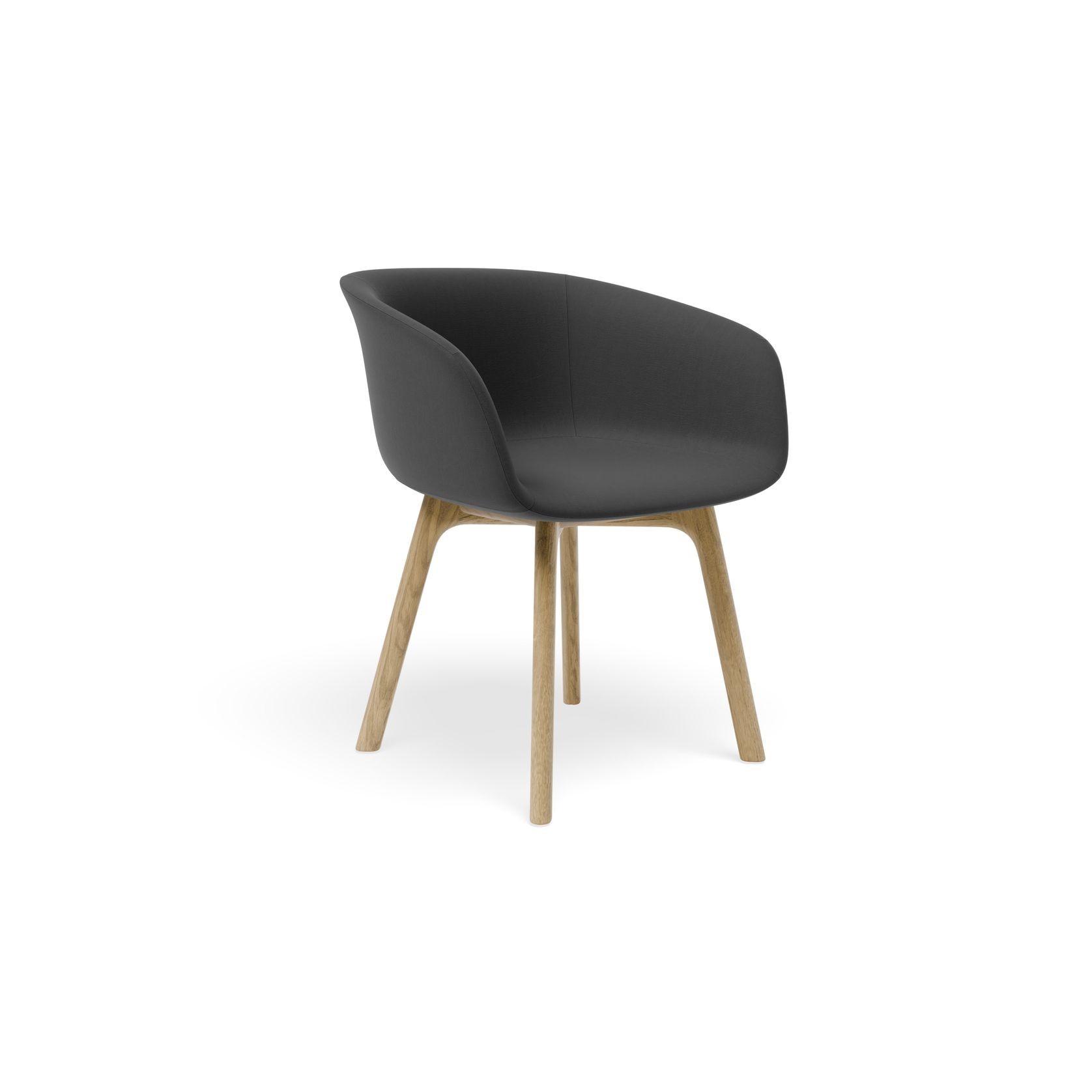 Lonsdale Armchair - Natural - Dark Grey Fabric gallery detail image