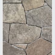 Platinum Tumbled Travertine 20mm | Random Flagstone gallery detail image