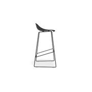 Pop Stool Black Frame and Black Shell Seat gallery detail image