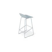 Pop Stool - Powder Blue Frame and Shell Seat gallery detail image