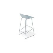 Pop Stool - Powder Blue Frame and Shell Seat gallery detail image