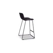 Umbria Stool -  Charcoal fabric - 77cm Commercial Bar Height gallery detail image