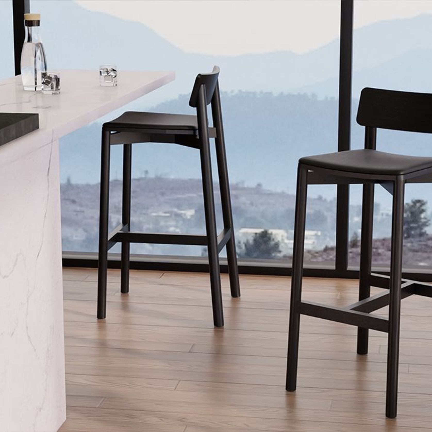 Andi Stool with Pad gallery detail image