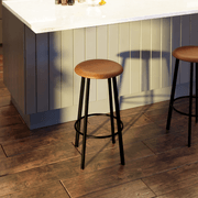 Atlas Bar Stool - Black with PU Pad Option gallery detail image