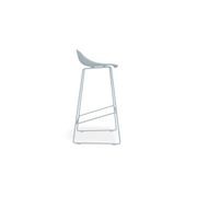 Pop Stool - Powder Blue Frame and Shell Seat gallery detail image
