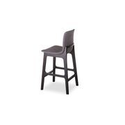 Ara Stool - Black - Charcoal Fabric - 66cm Kitchen Seat height gallery detail image