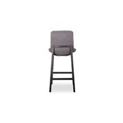 Ara Stool - Black - Charcoal Fabric - 66cm Kitchen Seat height gallery detail image