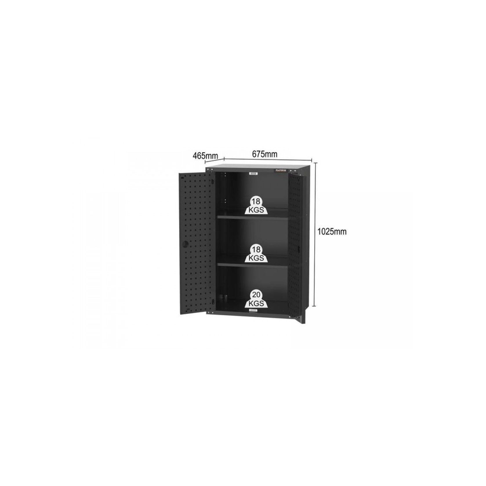 Black Workshop Garage Storage Cabinet Set | GS-D9A gallery detail image