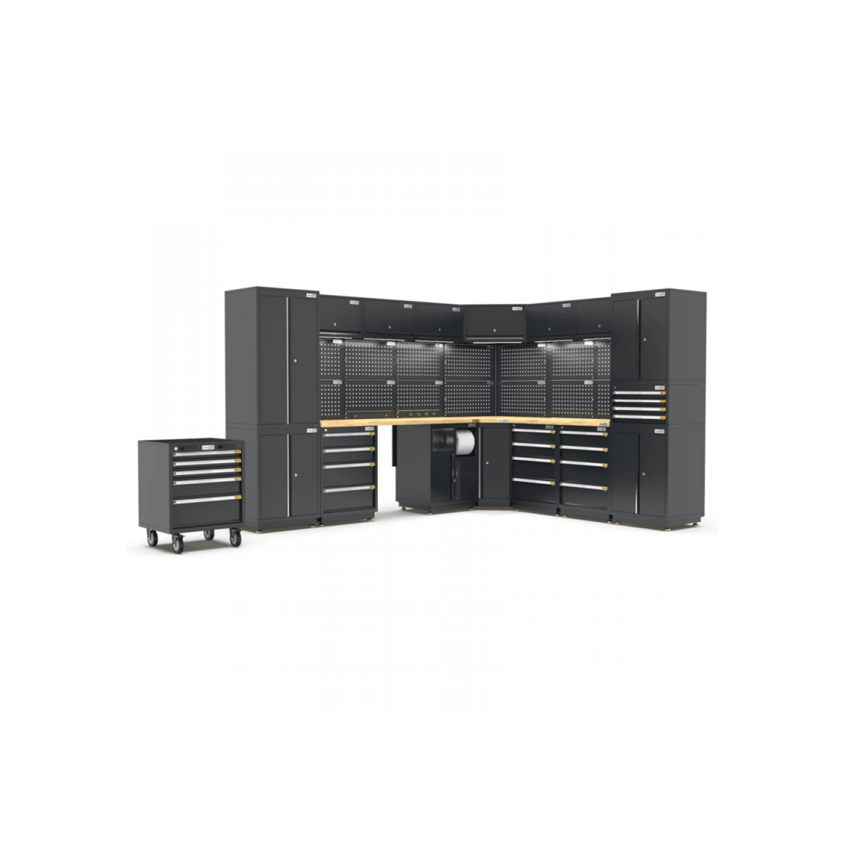 Pro Series Black Garage Storage Cabinet | GS30-COR50P gallery detail image