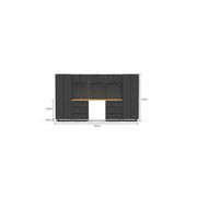 Black Workshop Garage Storage Cabinet Set | GS-D11C gallery detail image