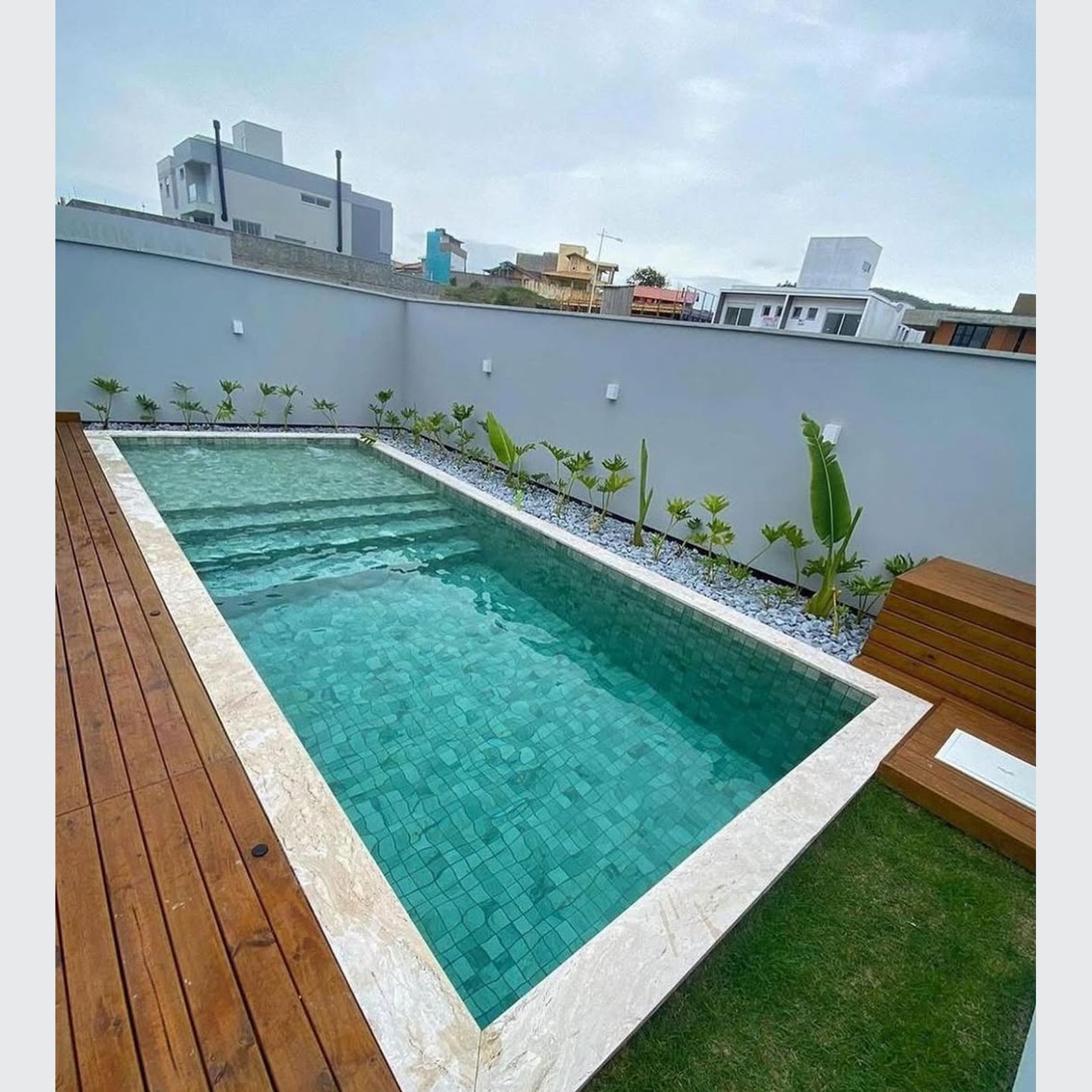 Arua 7.0m x 3.0m Swimming Pool with tanning ledge gallery detail image